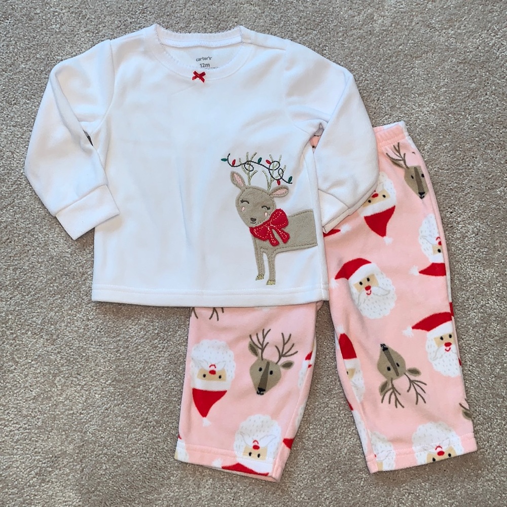 Carter’s Two Piece Christmas Pajama Set - 12 months